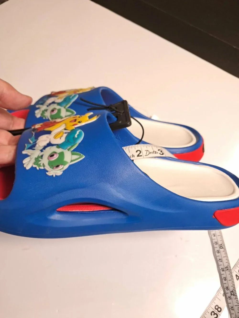 Ground Up Pokémon Boys Slides Pikachu Size 6
